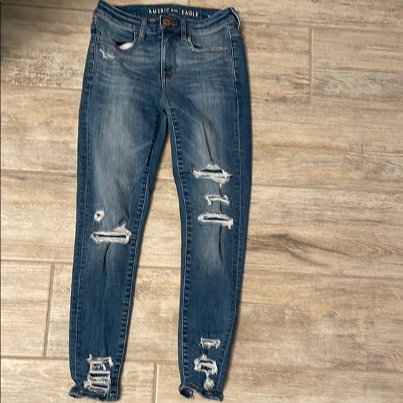 American Eagle Outfitters Denim - American Eagle Outfitters Women's Blue Jeans